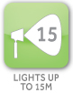 Lights up to 15m