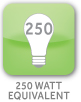 250 Watt Equivalent