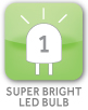 1 Super Bright LED Bulb