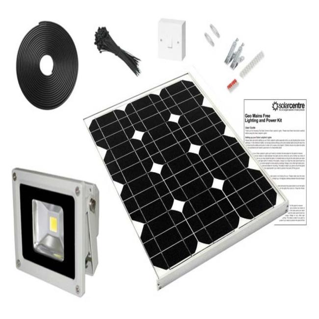 Geo Floodlight 10 - 10w 12v Solar LED Floodlight Kit