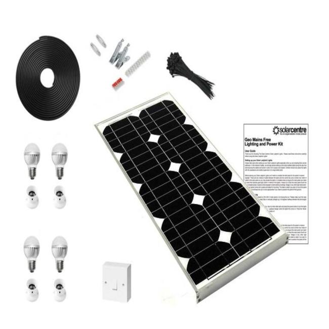Geo 3 - Mains Free Solar Lighting Kit