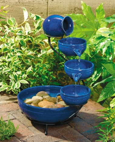 Solar Cascade - Blue Ceramic