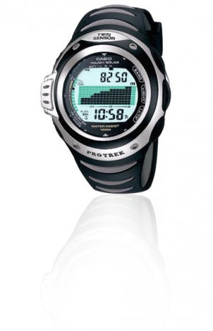 Casio Pro Trek Tough Solar Mens Watch (Prg-100-1aver) (Black)