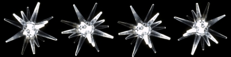 Star Burst Solar Powered Lights (4pk)