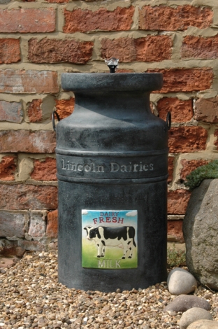Solar Fountain - Milk Churn