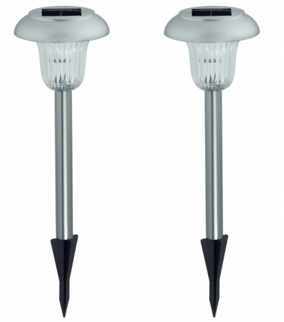 Aruba Solar Powered Garden Lights (2 pack)