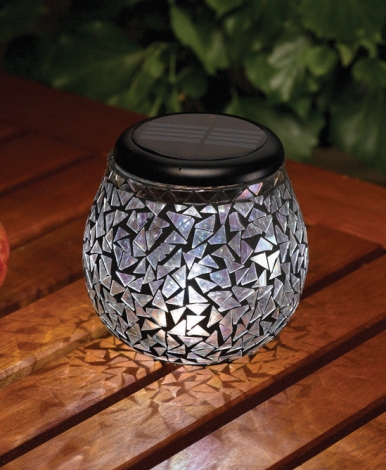 Clear Glass Solar Lantern