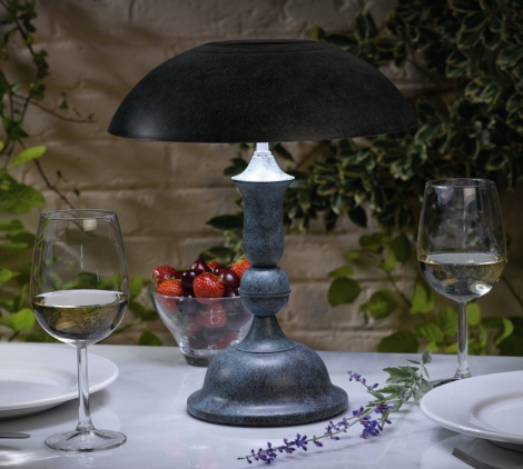 Aluminium Solar Table Lamp