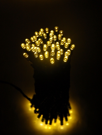 Solar Fairy Light String - 280 Yellow LED's 28m