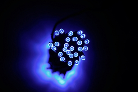 Everbright Solar Fairy Lights - Blue 50 LEDs