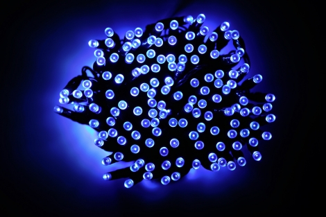 Everbright Solar Fairy Lights - Blue 280 LEDs