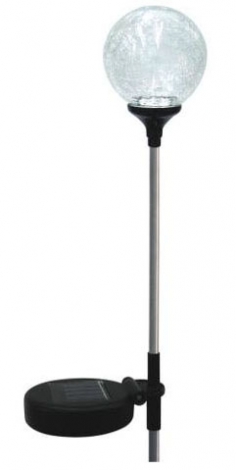 Solar Light Globe White