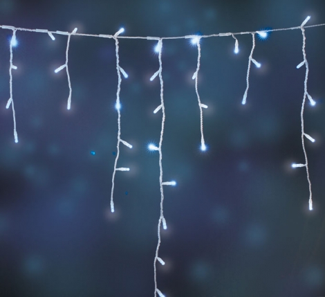 Solar Fairy Lights - 96 LED Icicle String
