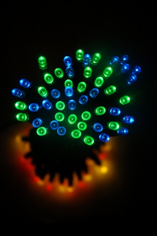 Solar Fairy Light String - 280 Multi LED's 28m