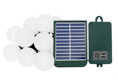 Everbright Solar Party Lights - 16 Multicoloured Balls