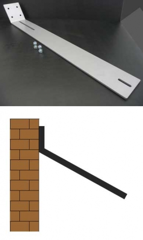 Wall Mount Solar Panel Bracket 555mm