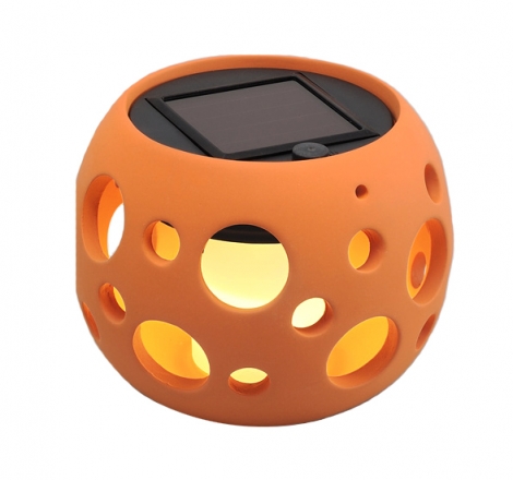 Terracotta Solar Ceramic With Circles