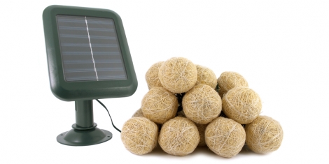 Everbright Solar Hessian Balls