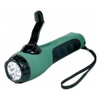 Wind Up LED Torch - Flashlight - Green