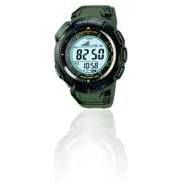Casio Pro Trek Tough Solar Triple Sensor Mens Watch (Prg-110-3vdr)