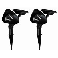 Solar Powered Garden Spotlights (2pk)