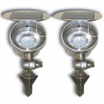 Solar Powered Spot light (2pk)