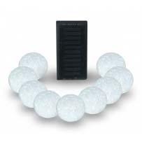 Solar Powered Hanging Globes (9 pack)