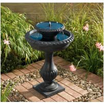 Solar Power Fountain - Blenheim 2 Tier