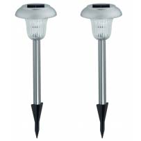 Aruba Solar Powered Garden Lights (2 pack)