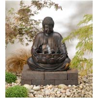 Solar Fountain - Buddha