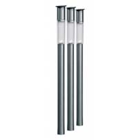 Ultra Thin Stainless Steel Post Light (Set of 3)
