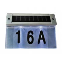 Solar Powered Door Number Light