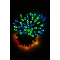 Solar Fairy Light String - 280 Multi LED's 28m