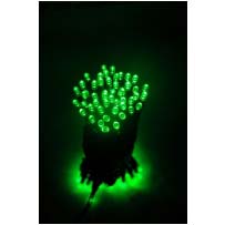 Solar Fairy Light String - 50 Green LED's 5m