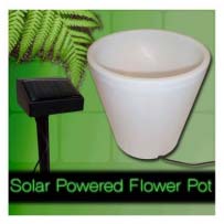 Solar Powered Flower Pot