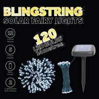 Blingstring Solar Fairy Lights - 120 LED Bulbs