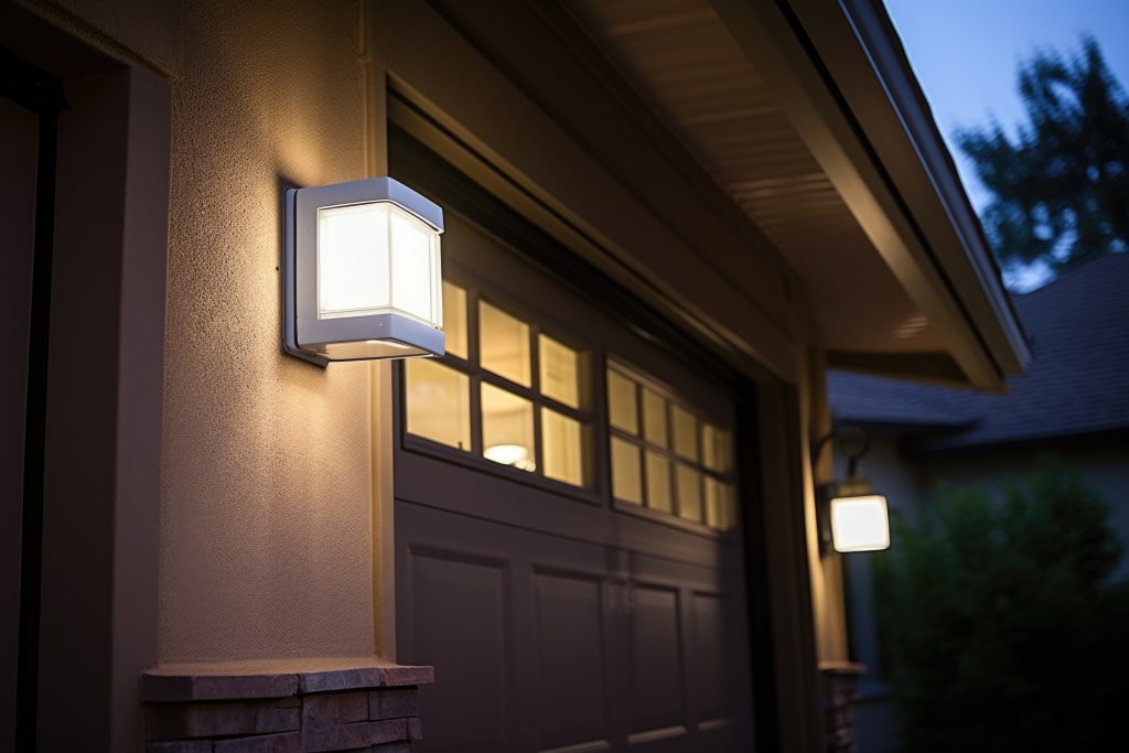 Motion-sensor garage lights