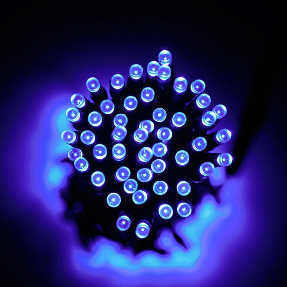 Everbright Solar Fairy Lights - Blue 100 LEDs view 1