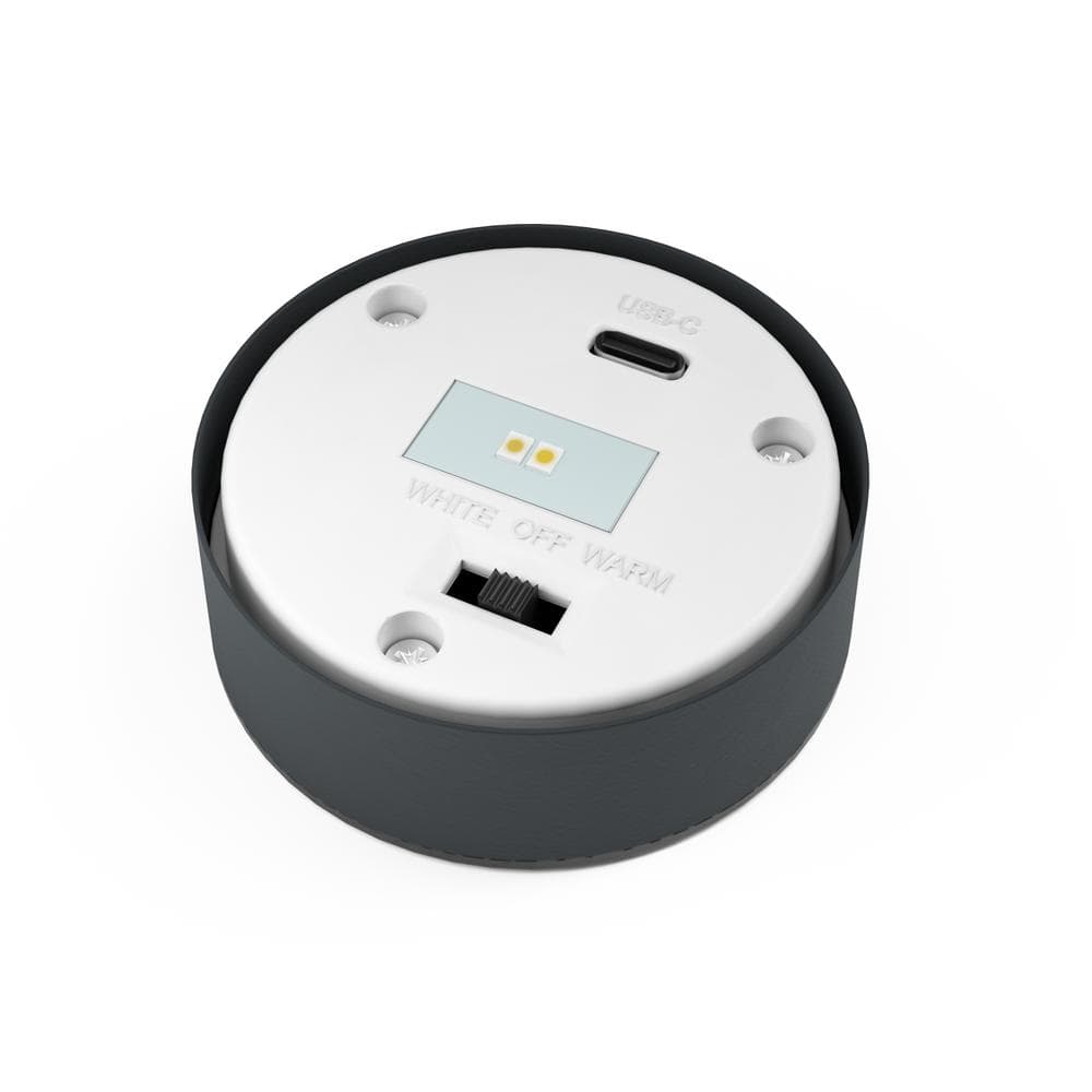 Mini London USB Solar Post Light Anthracite Top view 1