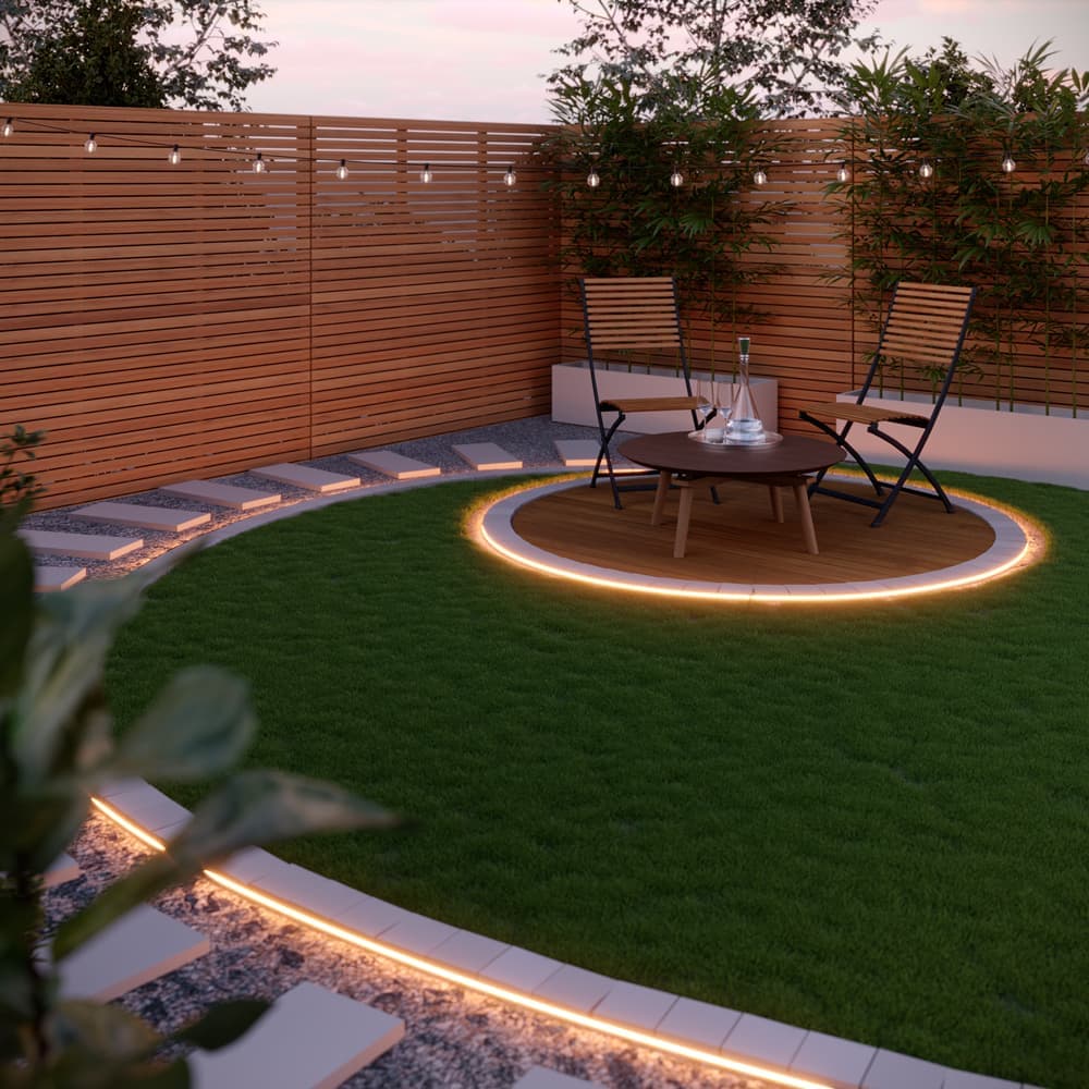 Edge 20M Solar Strip Light - Warm White 960 LEDS view 1