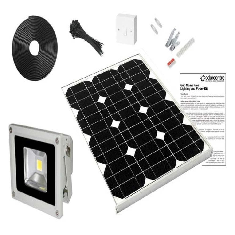 Geo Floodlight 20 - 20w 12v Solar LED Floodlight Kit view 1