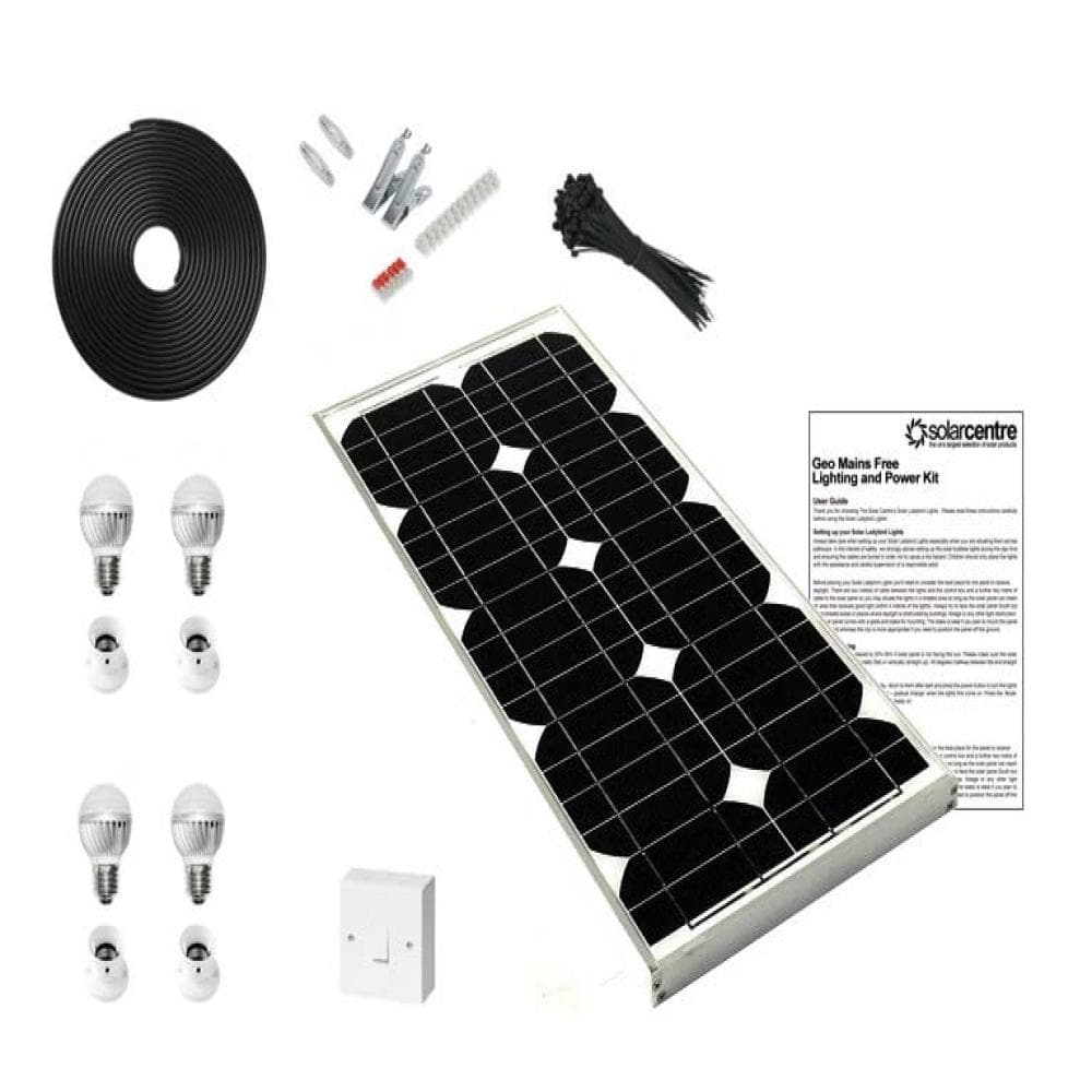 Geo 3 - Mains Free Solar Lighting Kit view 1