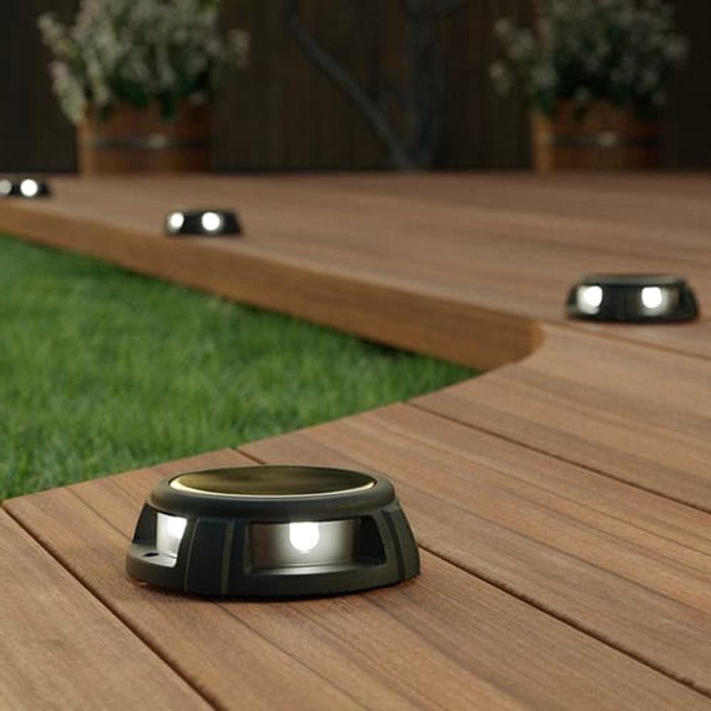 Tapdance Solar Decking Lights (Set Of 2 White) view 1