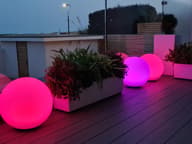 ShapeLights Indoor & Outdoor USB Solar Powered Mood Light - Sphere customer photo view 9