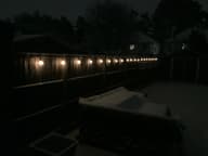 Edinburgh USB Solar Festoon Lights (Set Of 10) With Leaf Panel customer photo view 3
