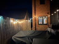 Falmouth USB Solar Festoon Lights (Set Of 25 Glass Bulbs) customer photo view 10