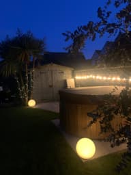 ShapeLights Indoor & Outdoor USB Solar Powered Mood Light - Sphere customer photo view 7