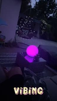 ShapeLights Indoor & Outdoor USB Solar Powered Mood Light - Sphere customer photo view 6
