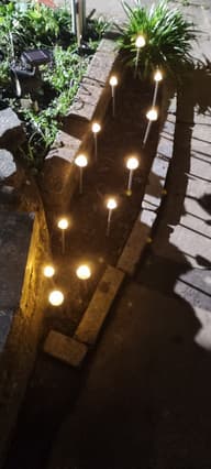 Elan Solar Mushroom Lights - Set Of 12 customer photo view 3