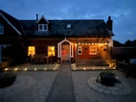 Falmouth USB Solar Festoon Lights (Set Of 25 Glass Bulbs) customer photo view 6